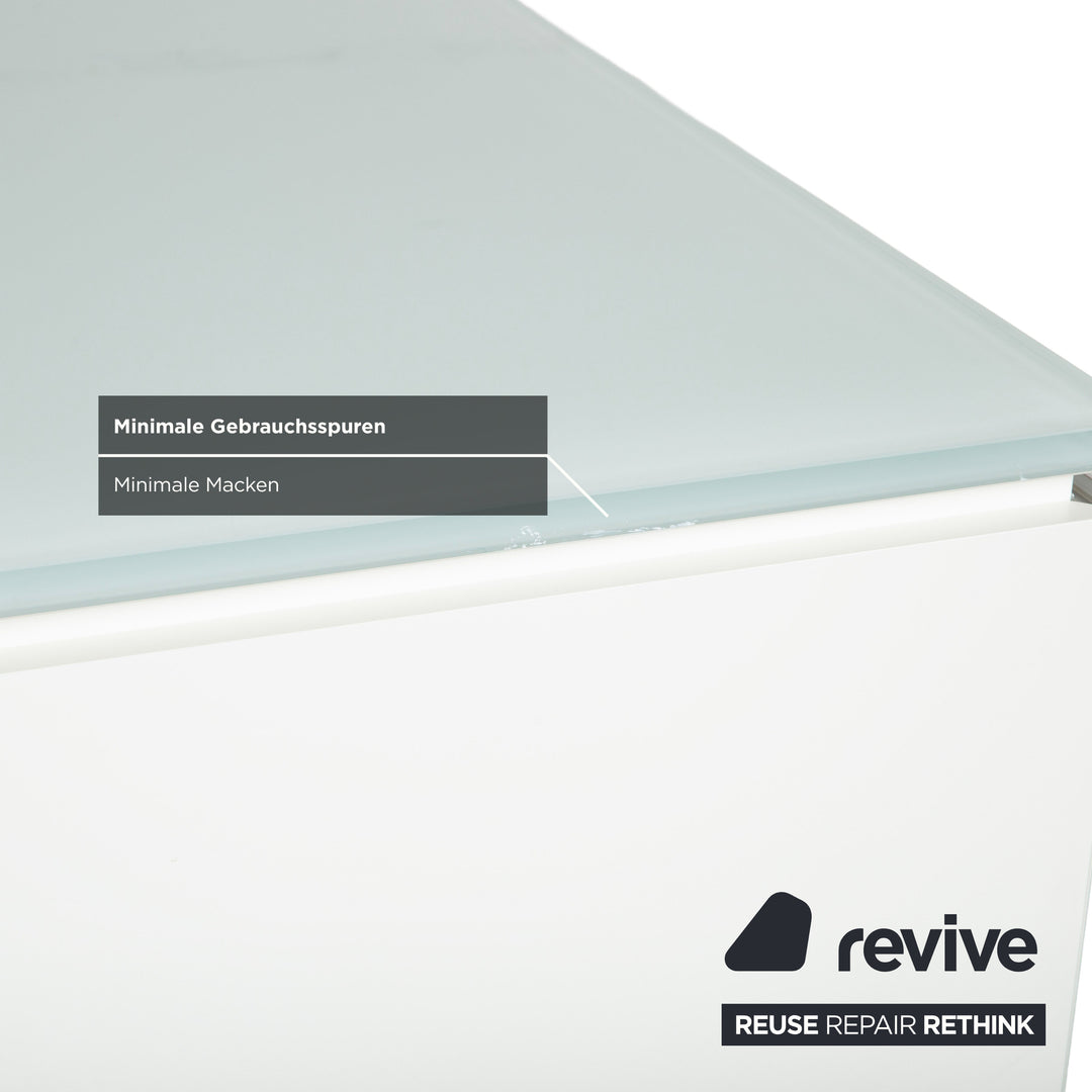 Interlübke Cube Set Sideboard Chest of Drawers White High Gloss Wood