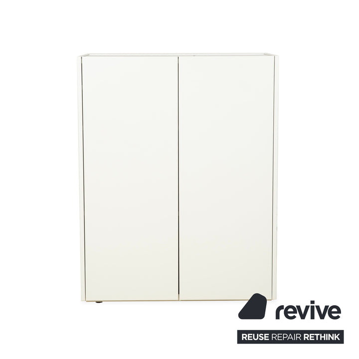 Interlübke Cube Sideboard Holz Weiß Creme Kommode