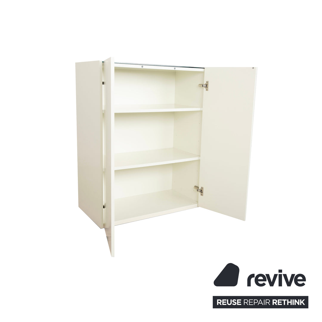 Interlübke Cube Sideboard Holz Weiß Creme Kommode