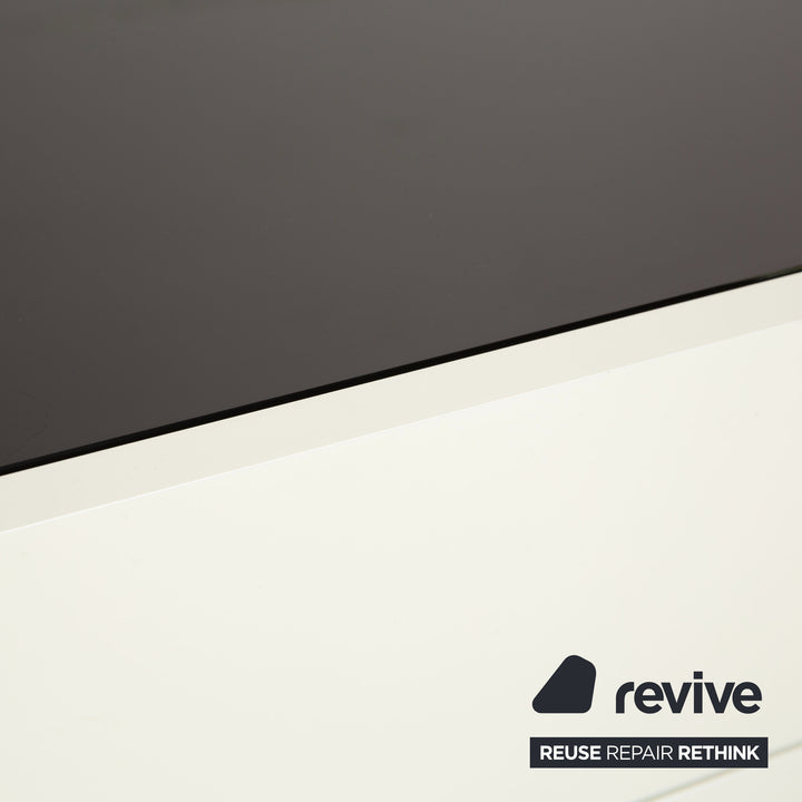 Interlübke Cube Sideboard Holz Weiß Creme Lowboard TV-Board Schubladen