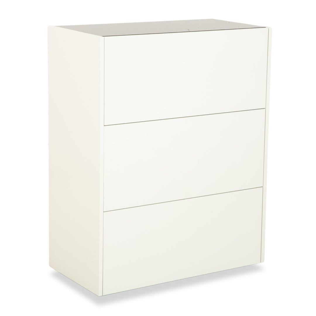 Buffet Cube Interlübke en bois blanc et commode
