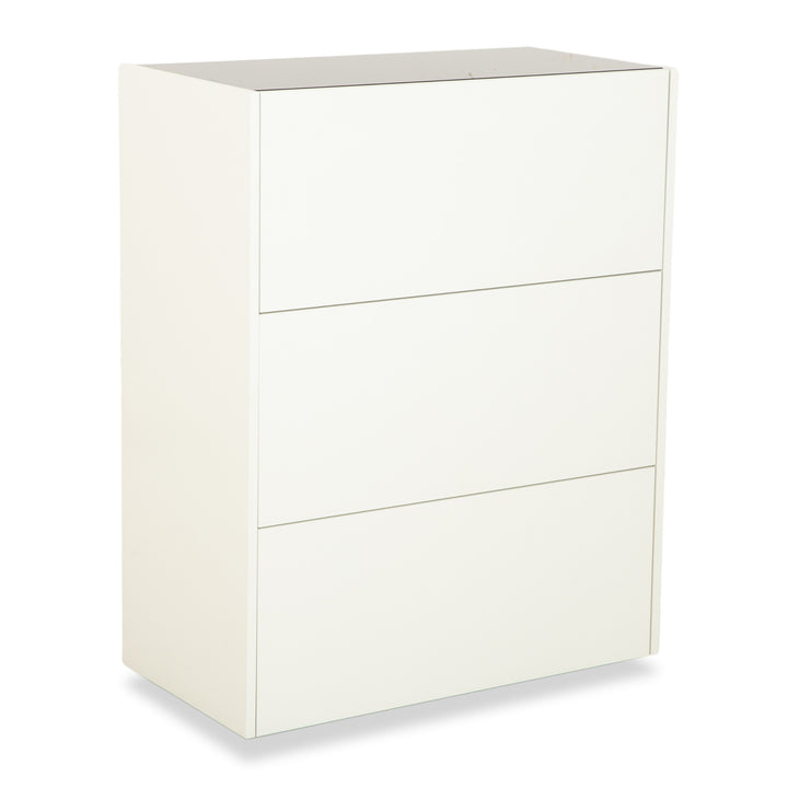 Buffet Cube Interlübke en bois blanc et commode