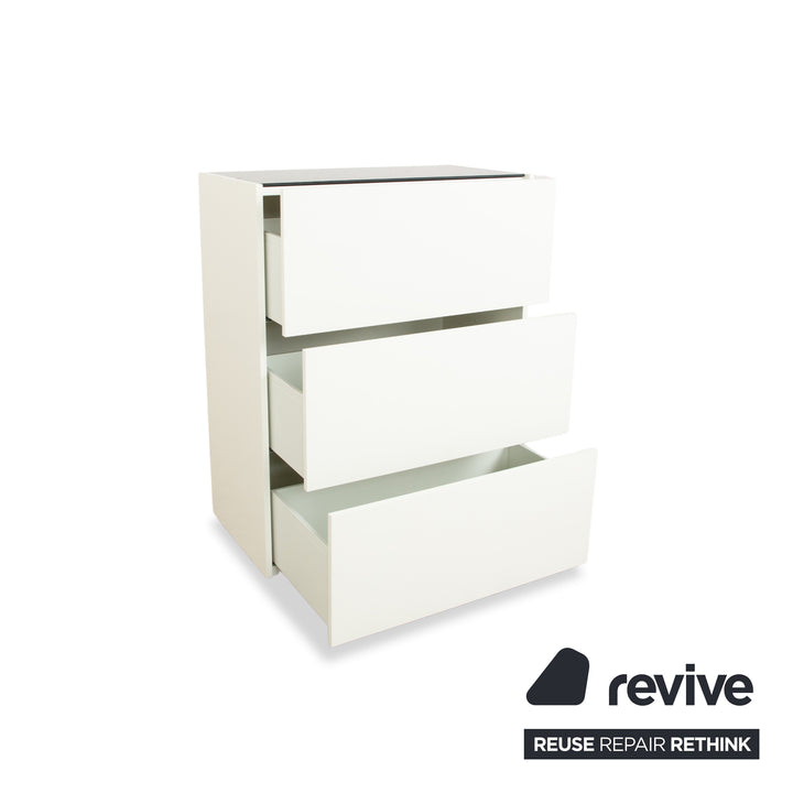 Buffet Cube Interlübke en bois blanc et commode