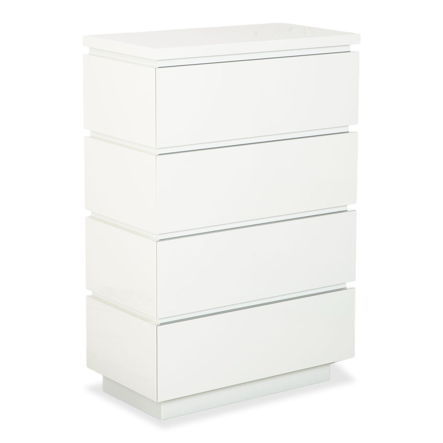 Interlübke Cube Sideboard Kommode Weiß hochglänzend Holz