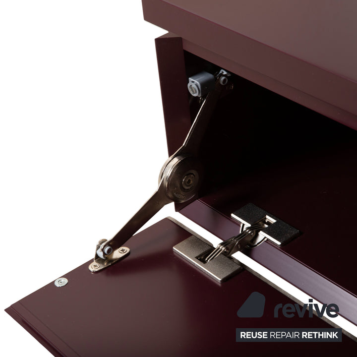 Interlübke Cube Sideboard Lilac Aubergine Wall-Mounted Board