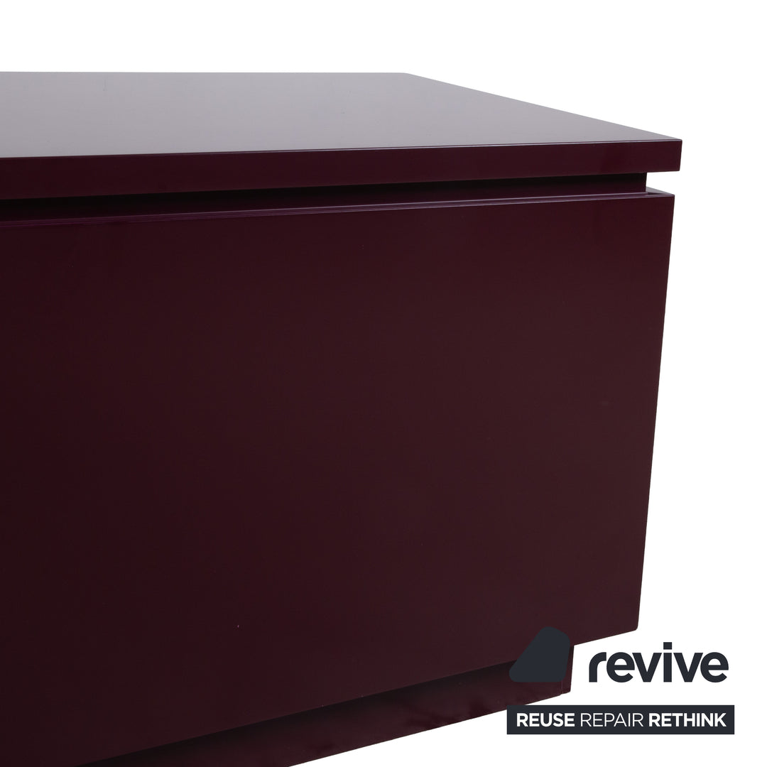 Interlübke Cube Sideboard Lilas Aubergine Meuble TV