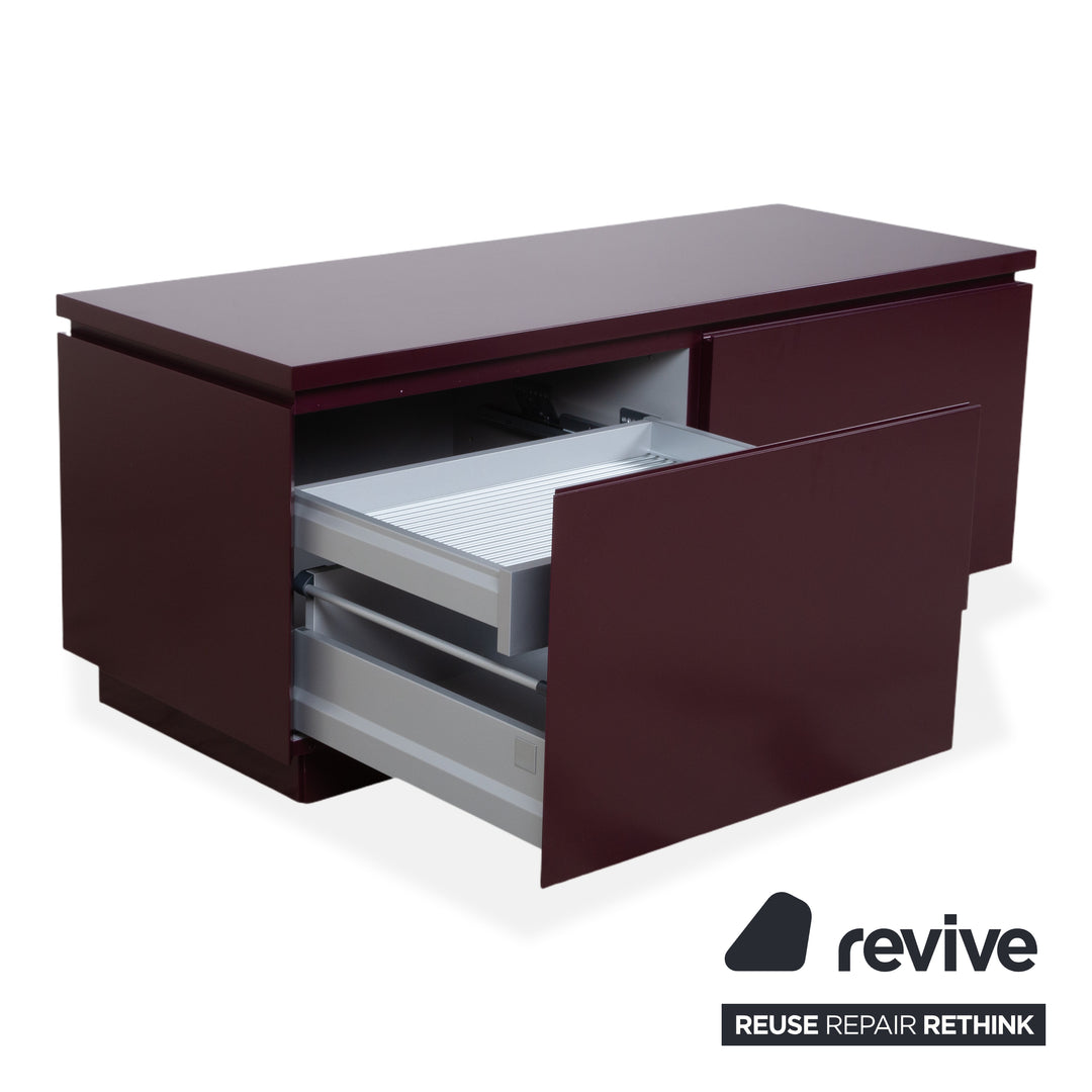 Interlübke Cube Sideboard Lilas Aubergine Meuble TV