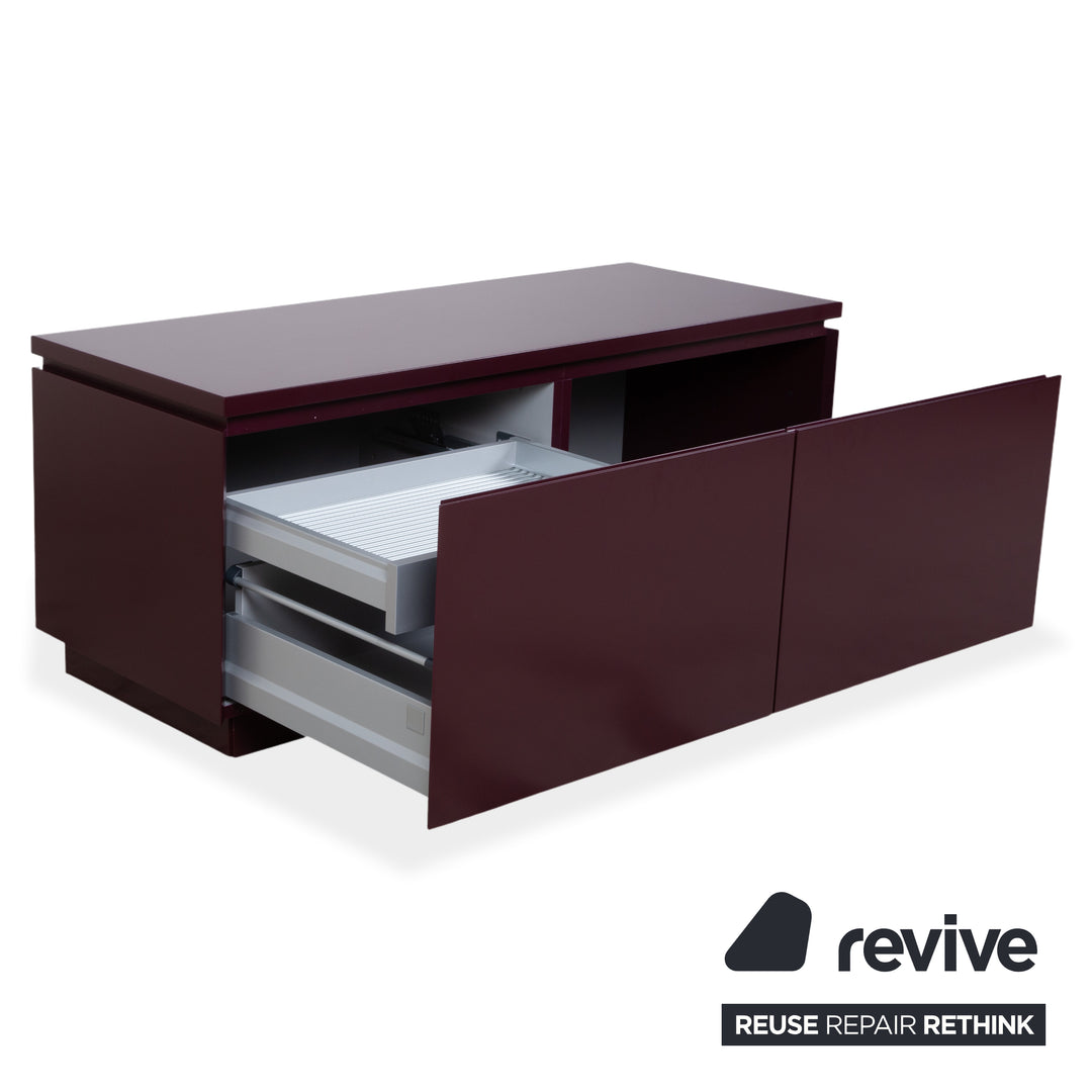 Interlübke Cube Sideboard Lilas Aubergine Meuble TV