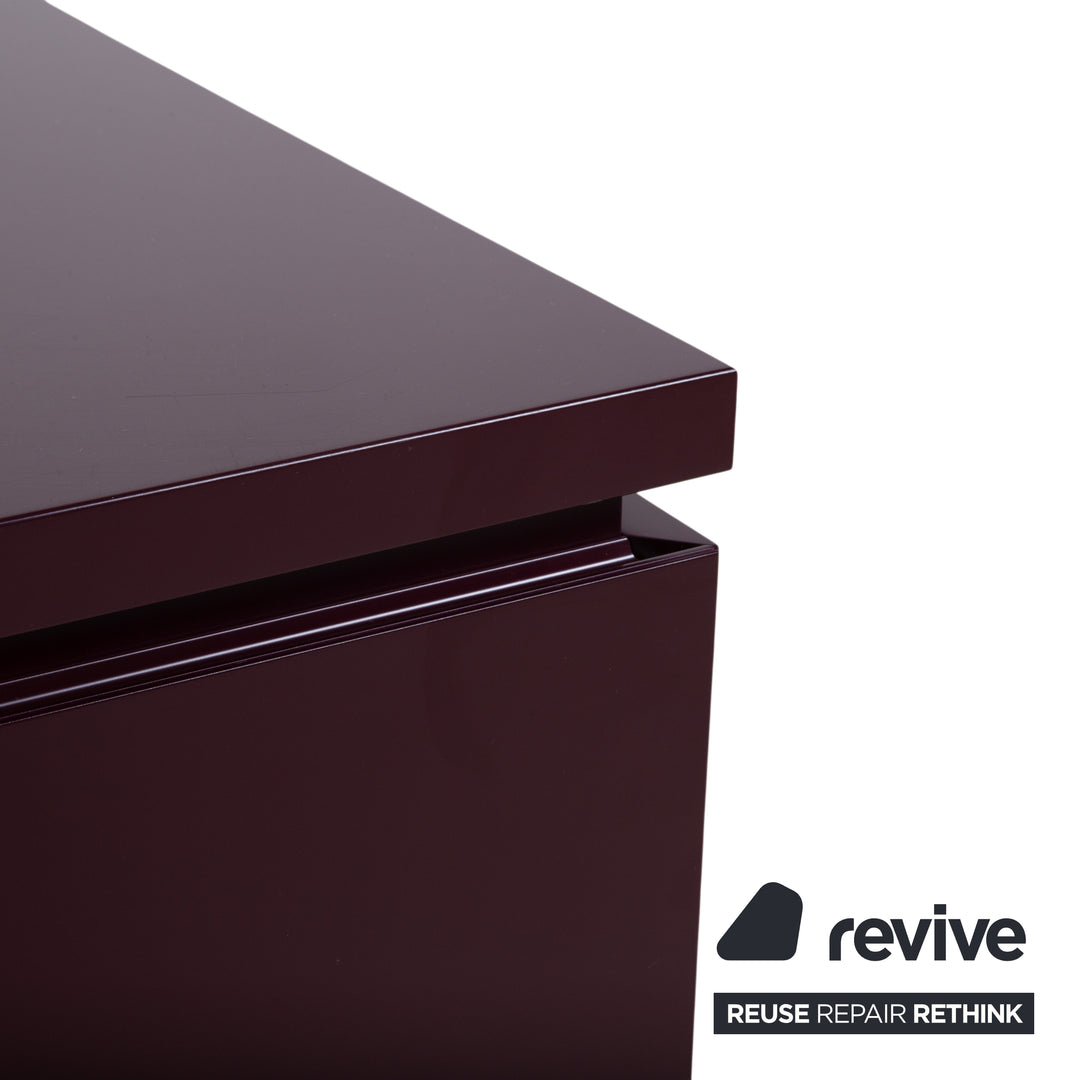 Interlübke Cube Sideboard Lilas Aubergine Meuble TV