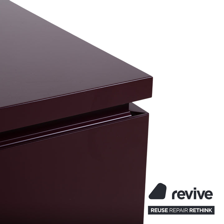 Interlübke Cube Sideboard Lilas Aubergine Meuble TV