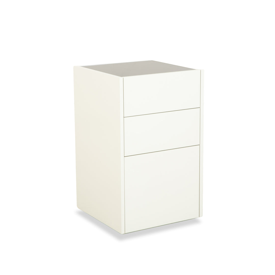 Buffet cube Interlübke blanc avec commode
