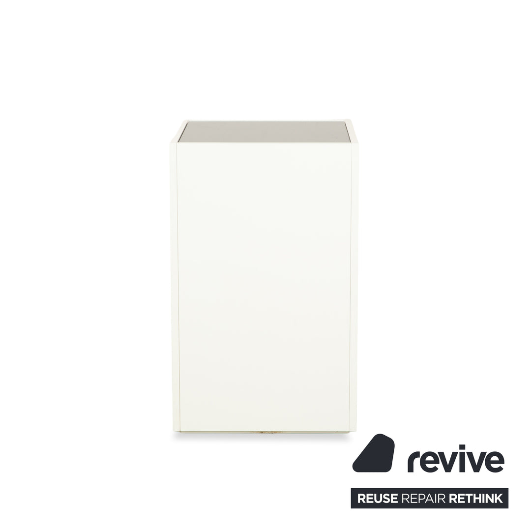 Buffet cube Interlübke blanc avec commode