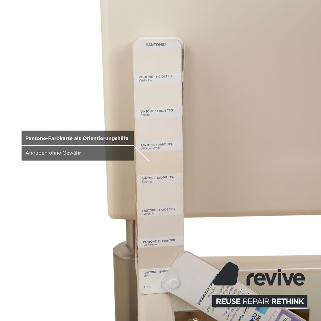 Lit en bois Interlübke, blanc crème, 180x200