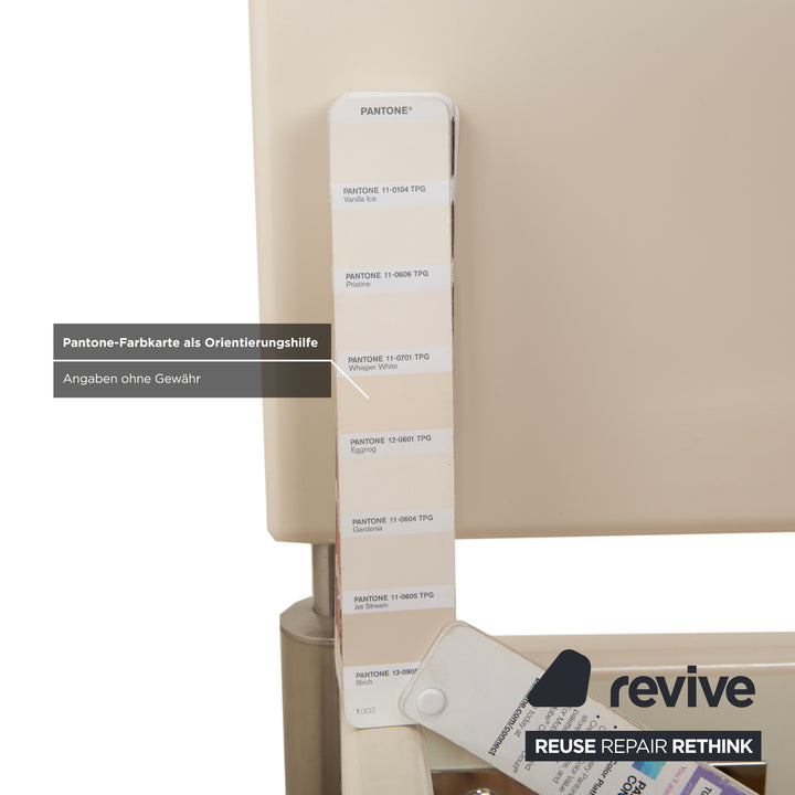 Lit en bois Interlübke, blanc crème, 180x200