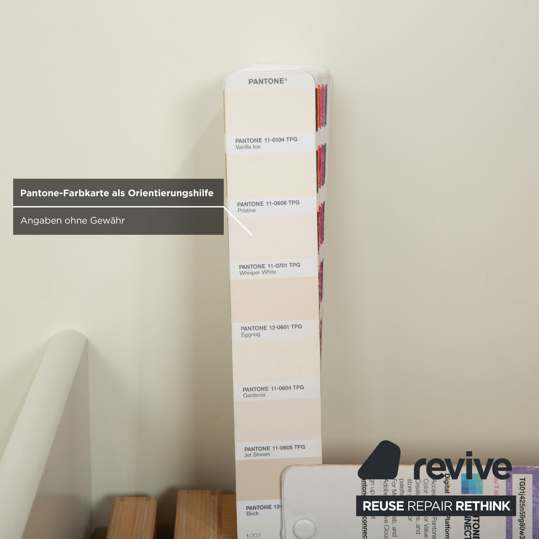 Interlübke Holz Bett Weiß Creme 180x200