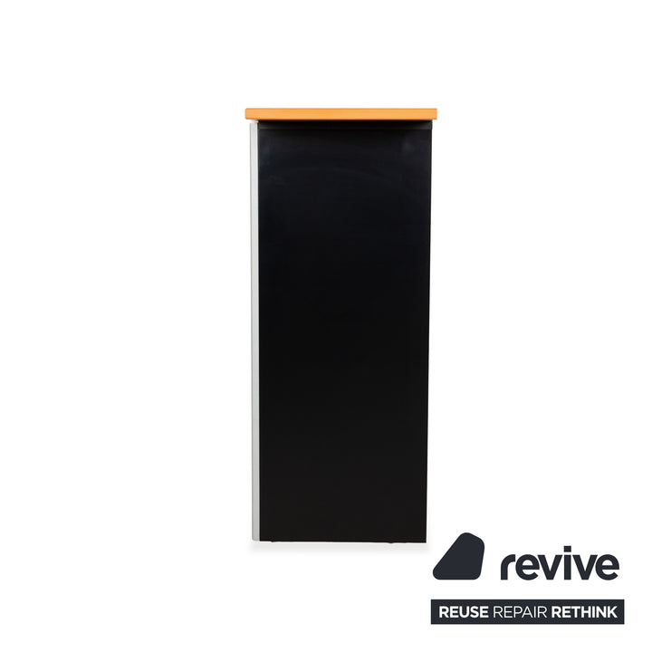 Interlübke Holz Sideboard Braun Grau Schwarz Schrank Schubladen