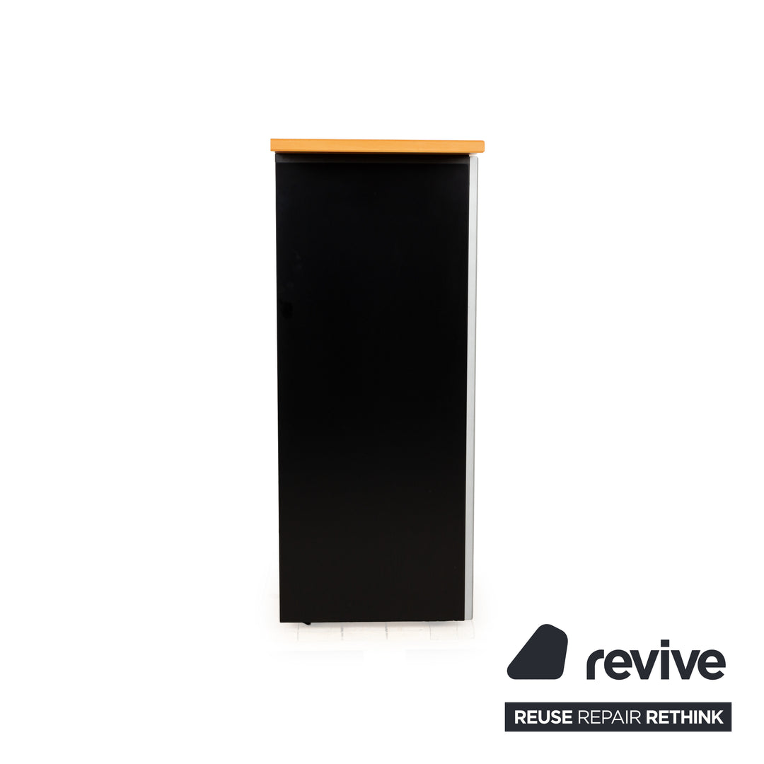 Interlübke Holz Sideboard Braun Grau Schwarz Schrank Schubladen