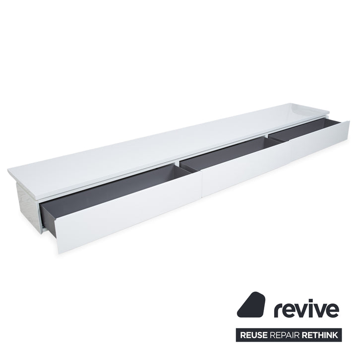 Interlübke Wooden Sideboard Cream White Lowboard TV Unit