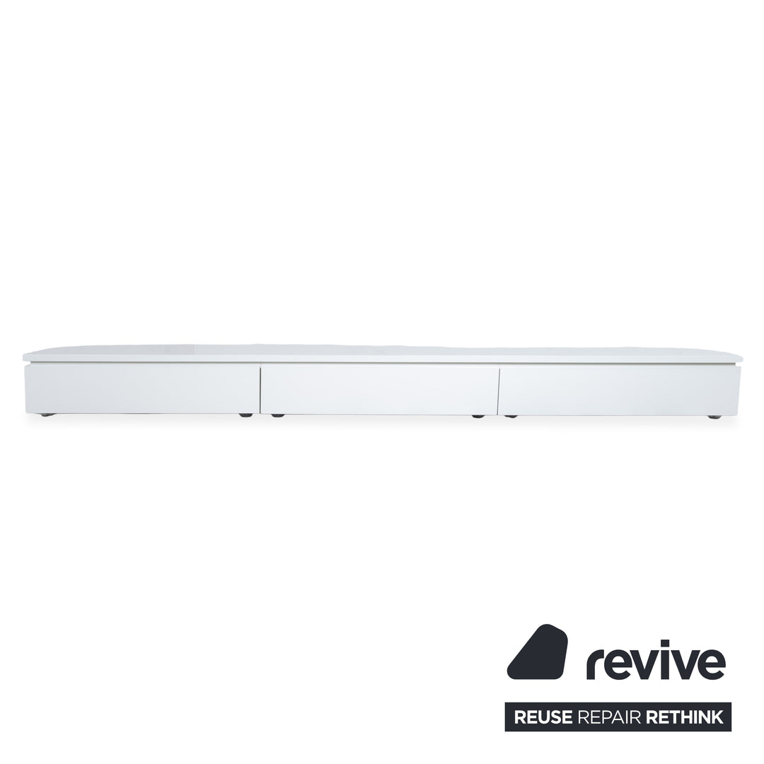 Interlübke Wooden Sideboard Cream White Lowboard TV Unit