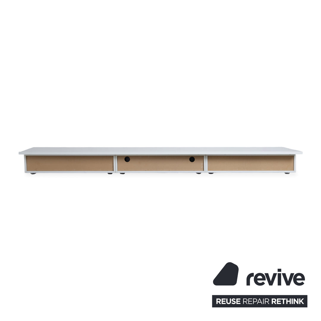 Interlübke Wooden Sideboard Cream White Lowboard TV Unit