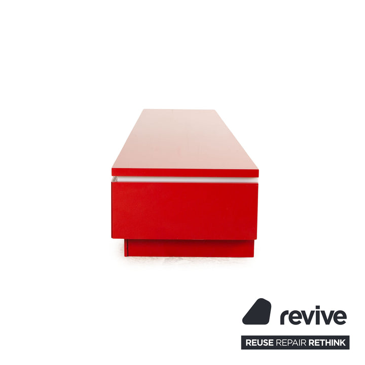 Interlübke wooden sideboard red lowboard