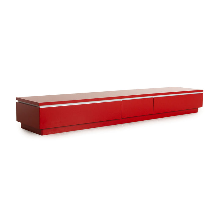Interlübke wooden sideboard red lowboard