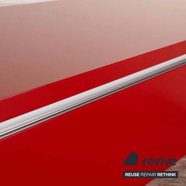 Interlübke wooden sideboard red lowboard