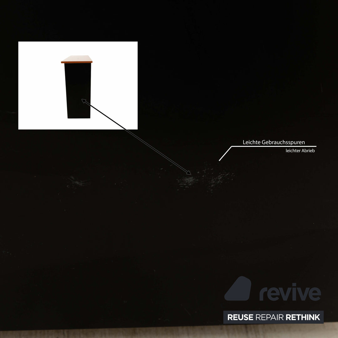 Interlübke Holz Sideboard Schwarz Braun Highboard