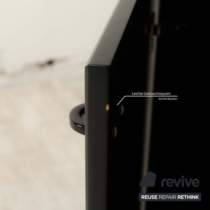 Interlübke Holz Sideboard Schwarz Braun Highboard