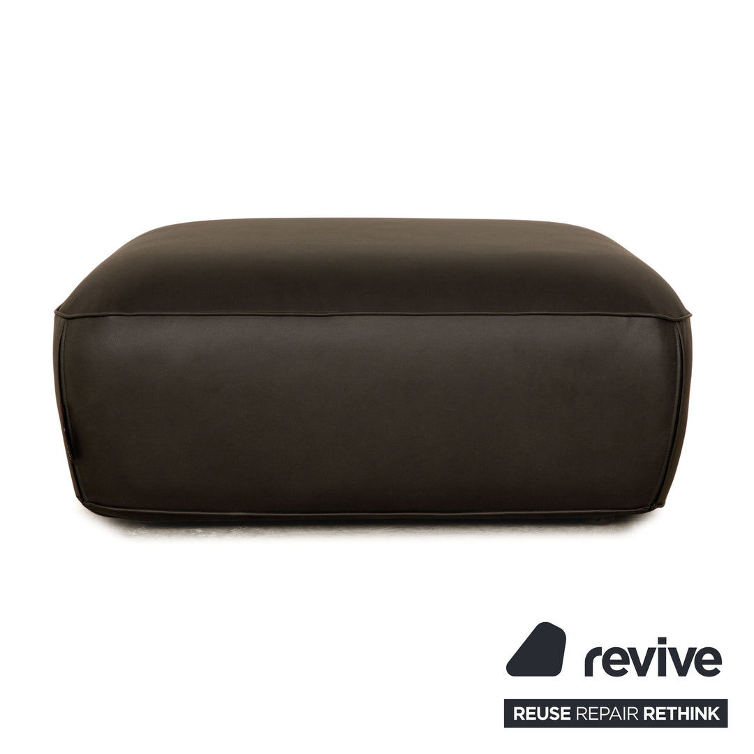 IP Design Fat Tony stool fabric microfiber leather look new cover anthracite