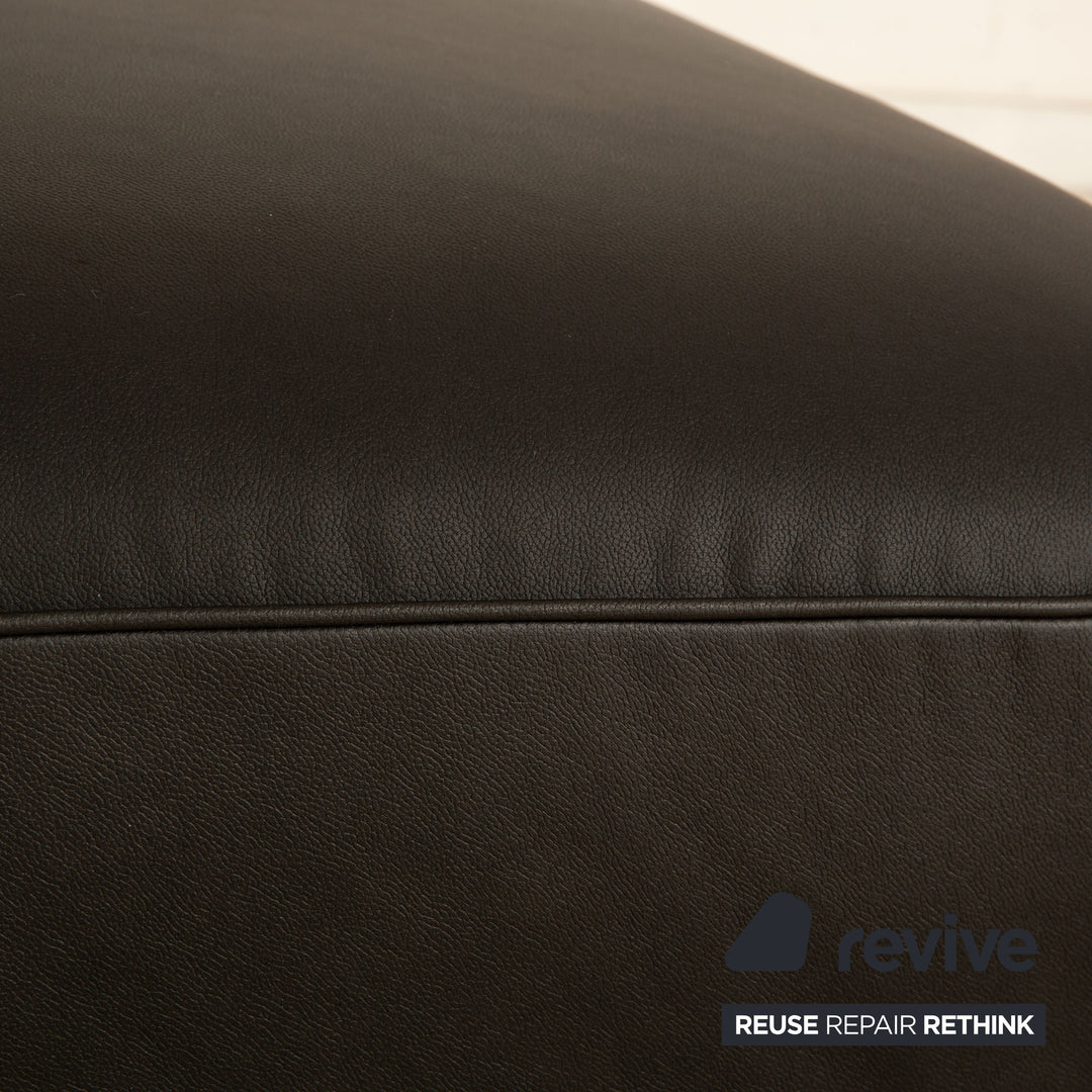 IP Design Fat Tony stool fabric microfiber leather look new cover anthracite