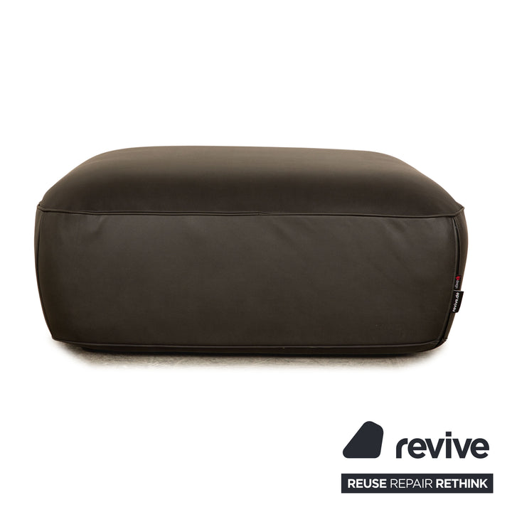 IP Design Fat Tony stool fabric microfiber leather look new cover anthracite