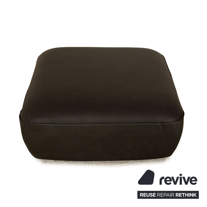 IP Design Fat Tony stool fabric microfiber leather look new cover anthracite