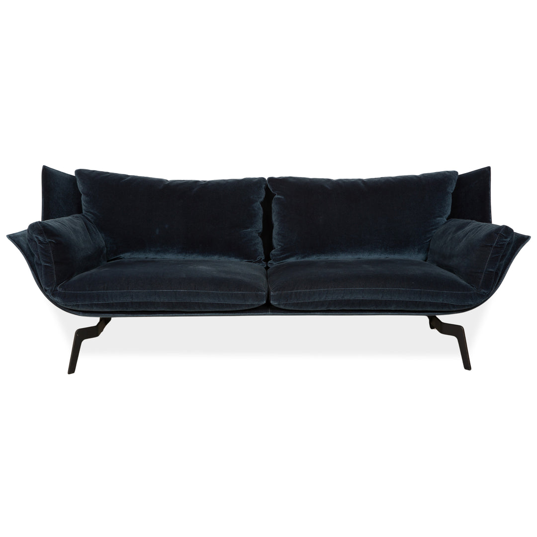 IP Design Loft Stoff Dreisitzer Blau Sofa Couch