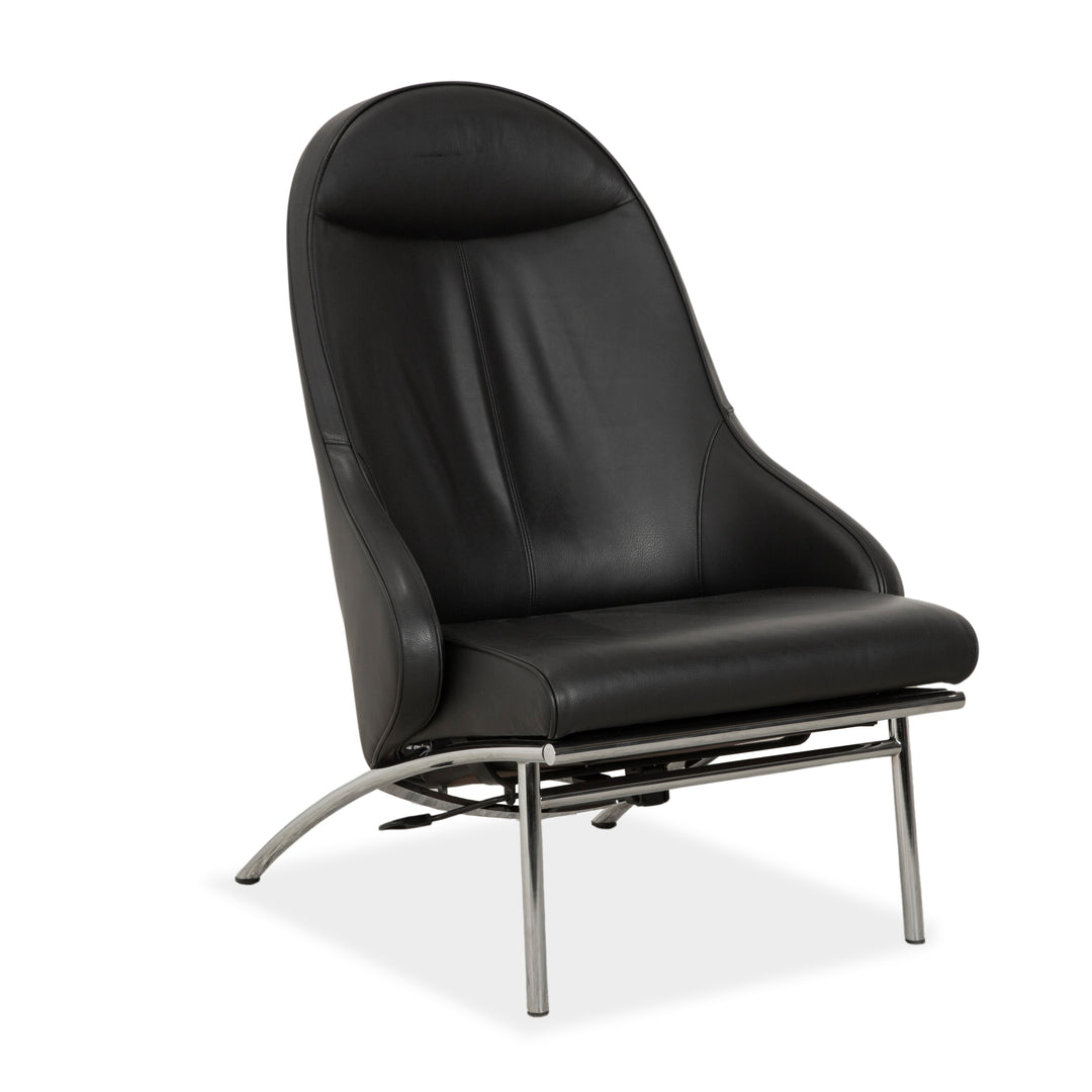 IP Design Rocky Leather Armchair Black Manual Function