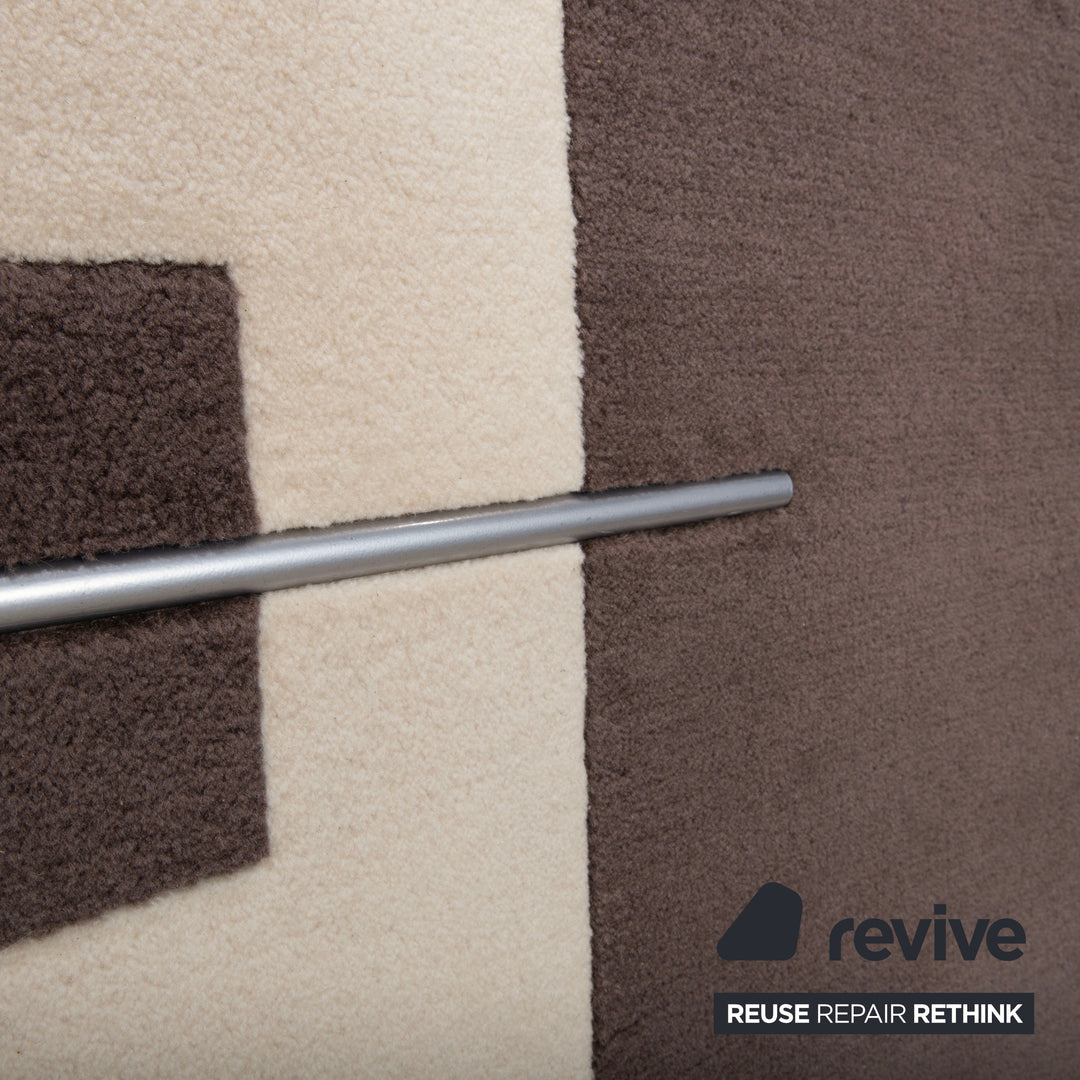 JAB Anstoetz Stoff Teppich Braun Beige by Peter Maly 240 x 235 cm