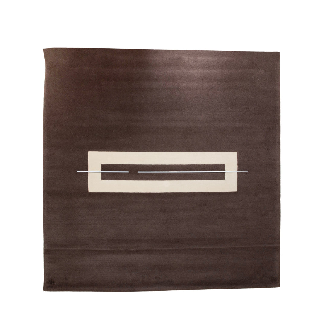 JAB Anstoetz Stoff Teppich Braun Beige by Peter Maly 240 x 235 cm