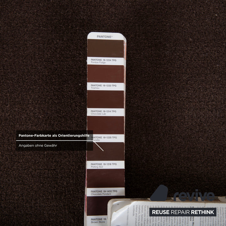 JAB Anstoetz Stoff Teppich Braun Beige by Peter Maly 240 x 235 cm