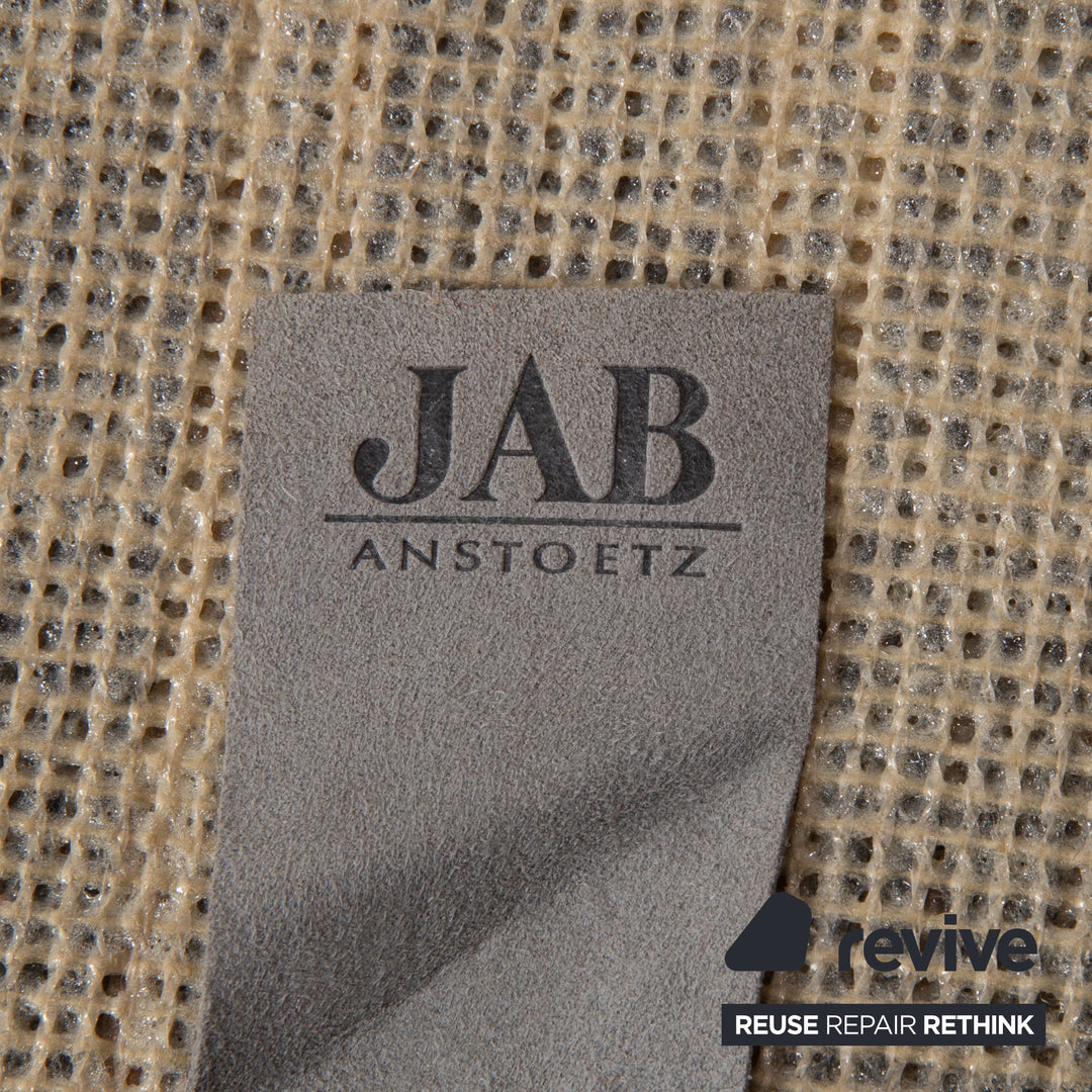 JAB Anstötz Lana Woll Teppich Grau 180 x 180 cm