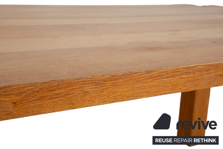 Janua Wooden Dining Table Brown Wood Dining Room 200 x 100 cm