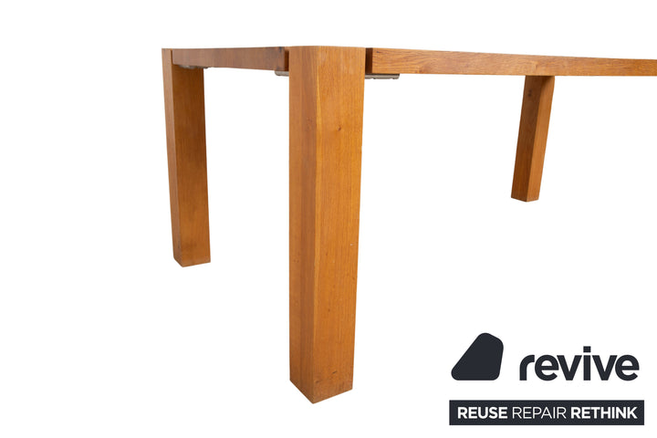 Janua Wooden Dining Table Brown Wood Dining Room 200 x 100 cm