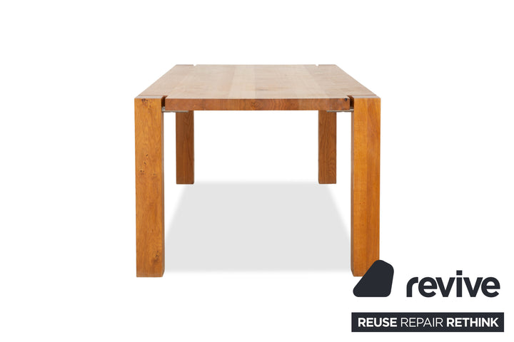 Janua Wooden Dining Table Brown Wood Dining Room 200 x 100 cm