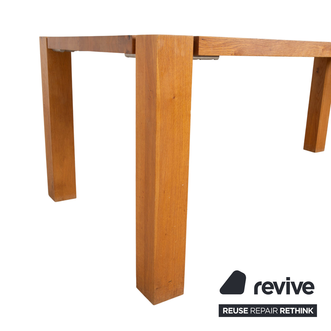 Janua Holz Garnitur Sitzbank Esstisch 200 x 100 cm Braun Esszimmer