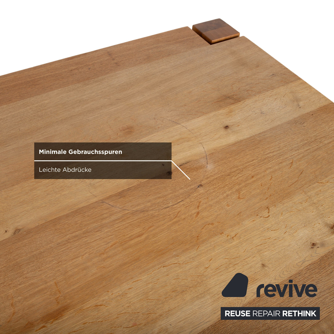 Janua Holz Garnitur Sitzbank Esstisch 200 x 100 cm Braun Esszimmer