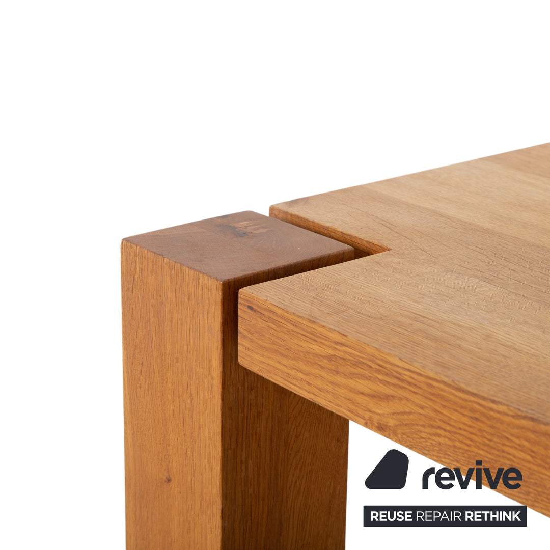 Janua en bois ensemble banc table à manger 200 x 100 cm brun salle à manger
