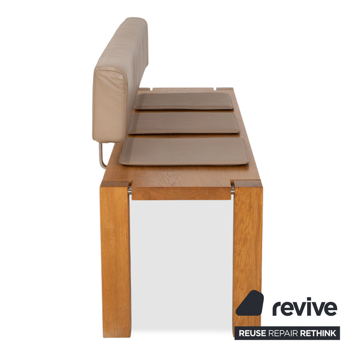 Janua Holz Sitzbank Braun Holz Esszimmer