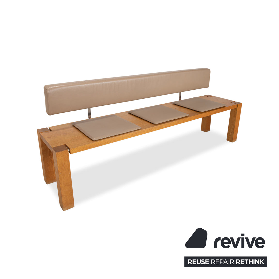 Janua Holz Sitzbank Braun Holz Esszimmer