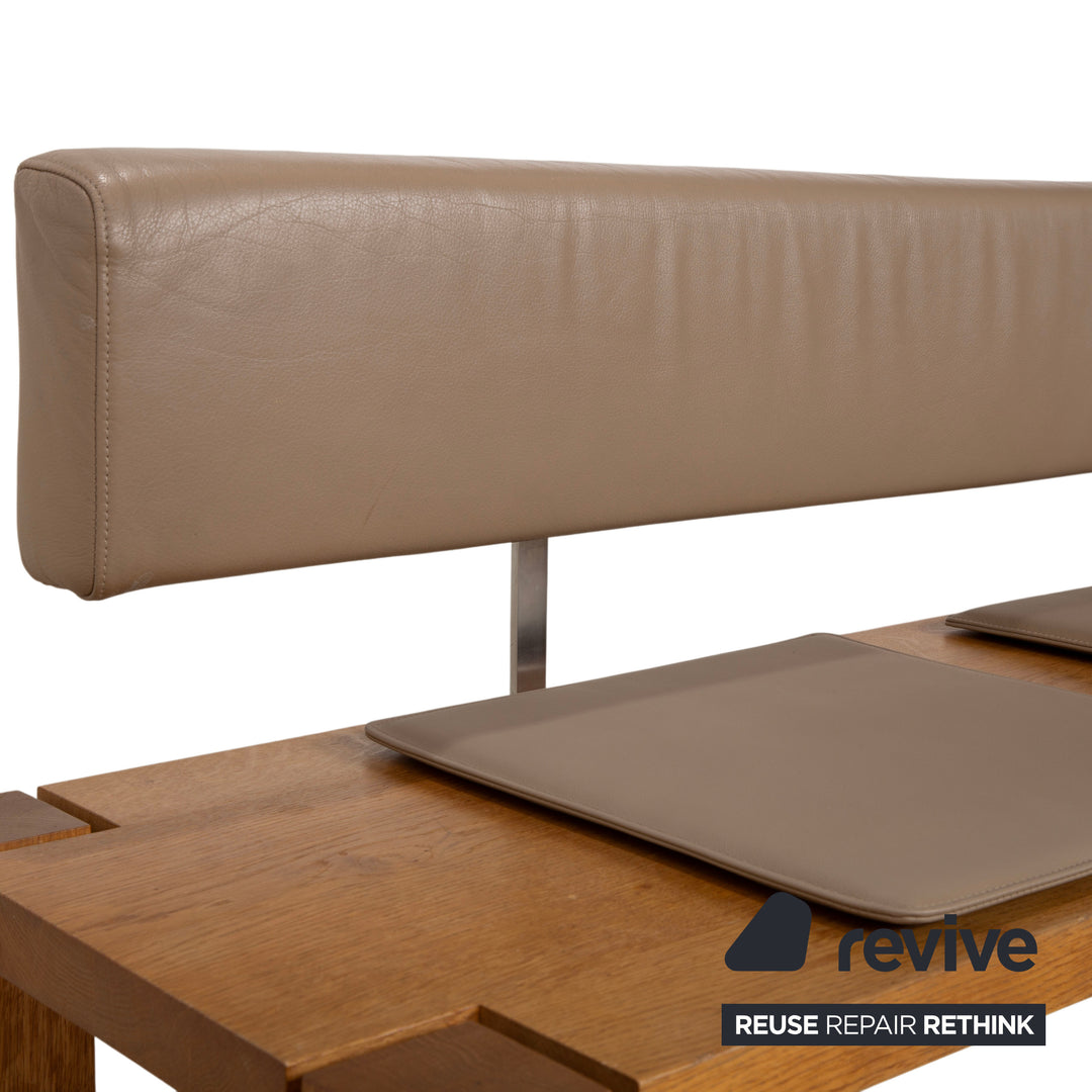 Janua Holz Sitzbank Braun Holz Esszimmer