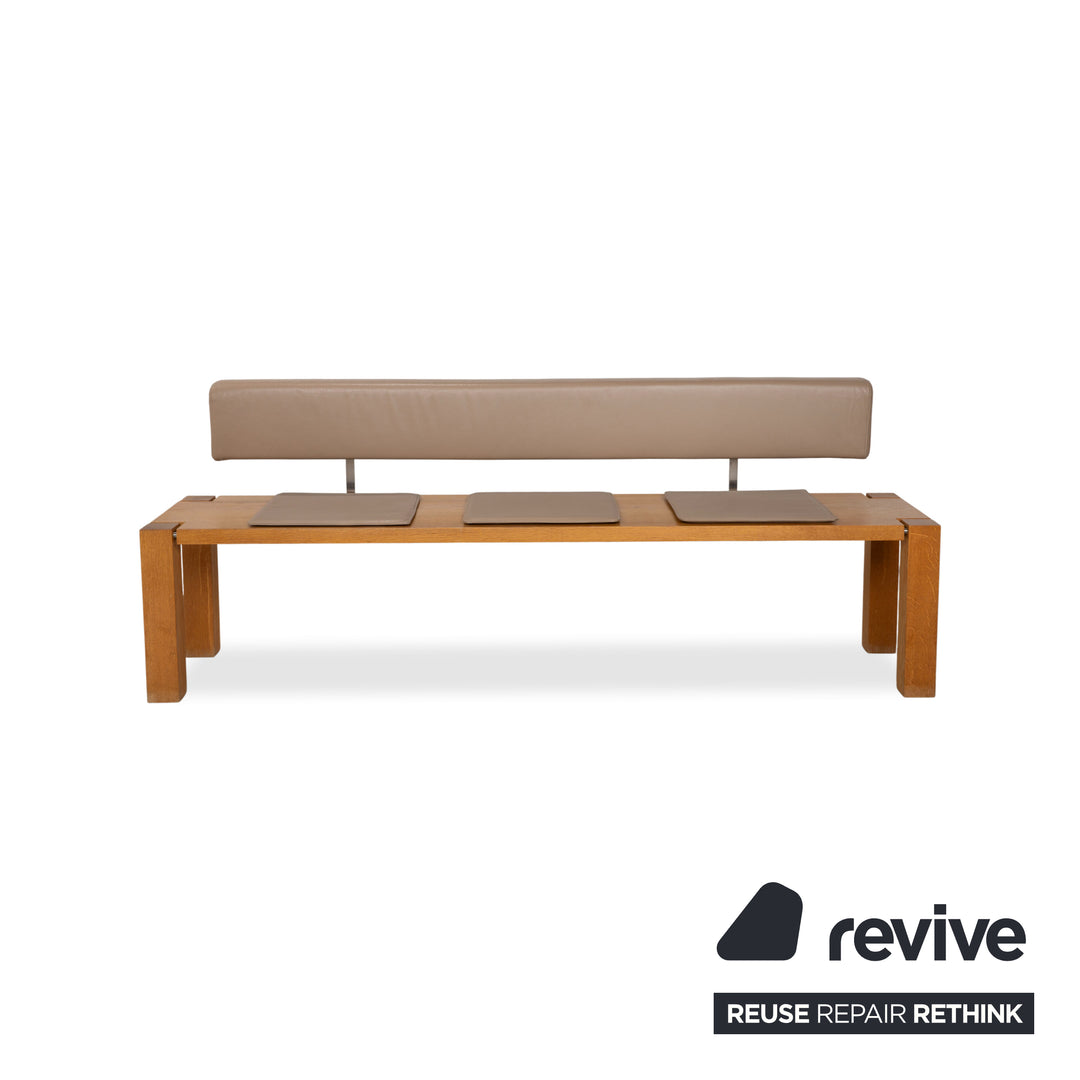 Janua Holz Sitzbank Braun Holz Esszimmer
