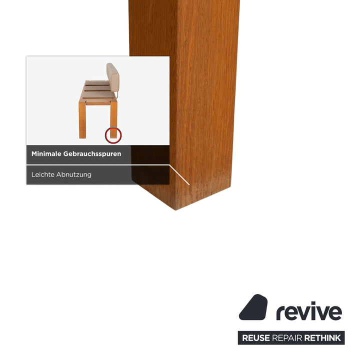 Janua Holz Sitzbank Braun Holz Esszimmer